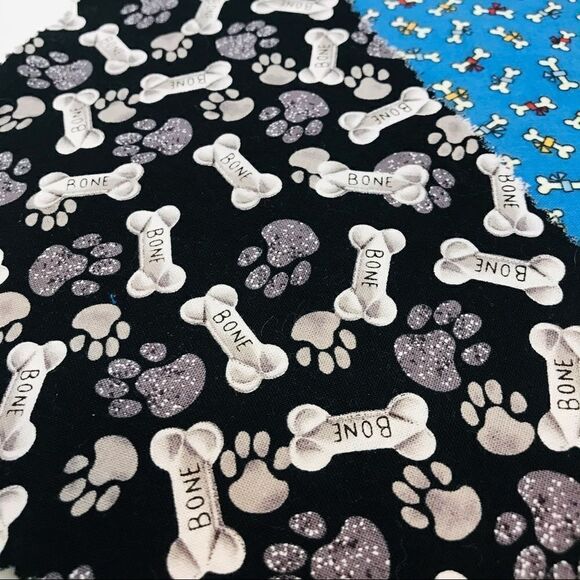 Dog Scarf Dog Bone Set of 2 for Small Dogs Bandanna Set - Picture 10 of 11
